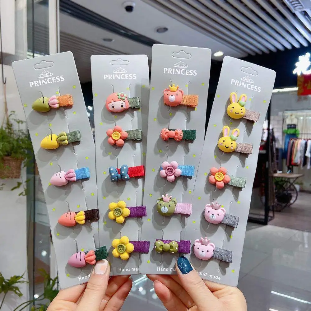 5 шт. Детский набор шпильки Корейская версия милый детский головной убор с