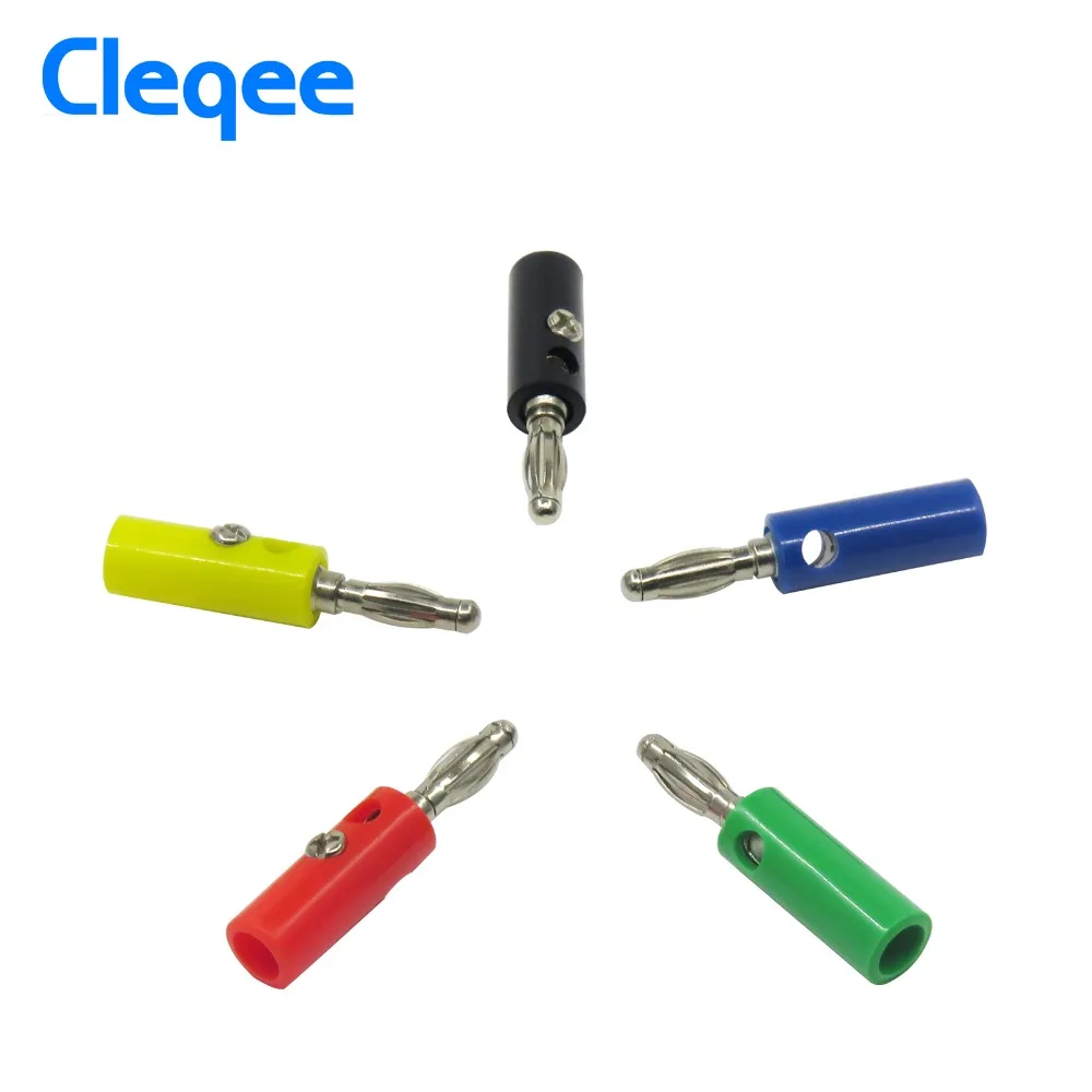 2020 Бесплатная доставка Cleqee P3003 10 шт. 4 мм разъем типа банан адаптер для аудио