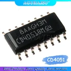 10 шт., CD4051BM CD4051 4051 SOP16 восемь селективных переключателей, новые оригинальные, бесплатная доставка