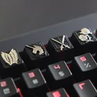KeyStone Keycap аниме атака на Титанов цинк-алюминиевая механическая клавиатура keycap для персонализации для Cherry MX axis R4 height