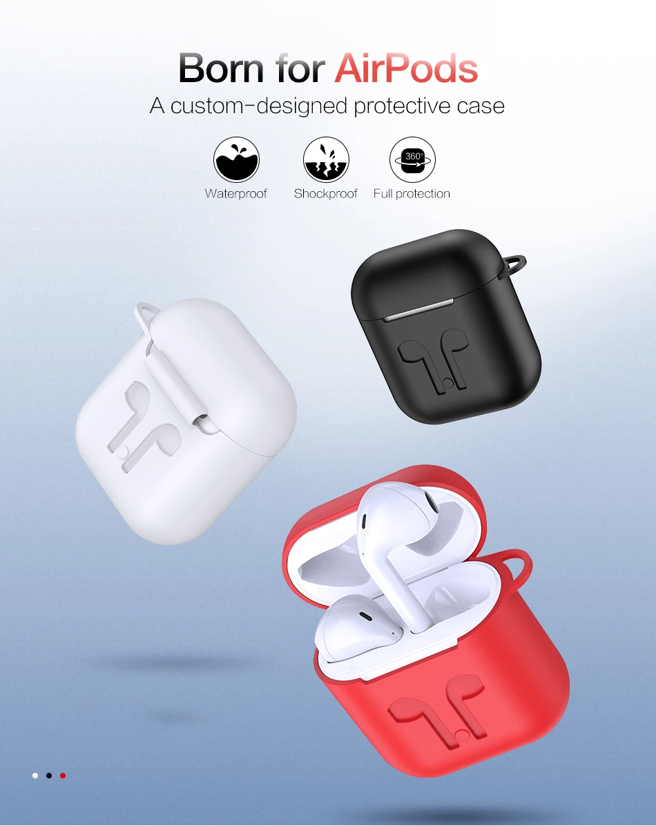 Мягкий силиконовый чехол для apple airpods водонепроницаемый чехол для наушников air pods подходит для tws i12 tws i900 i200 наушники
