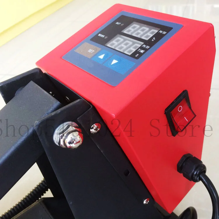 38*38 heat transfer machine flat plate pressing machine small high pressure heat press machine printing T-shirt hot drilling