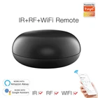 Умный пульт дистанционного управления Wi-Fi RF IR 3 режима, Универсальный Инфракрасный Смарт-контроллер для ТВ, DVD, Audi, AC, работает с Alexa, Google Home