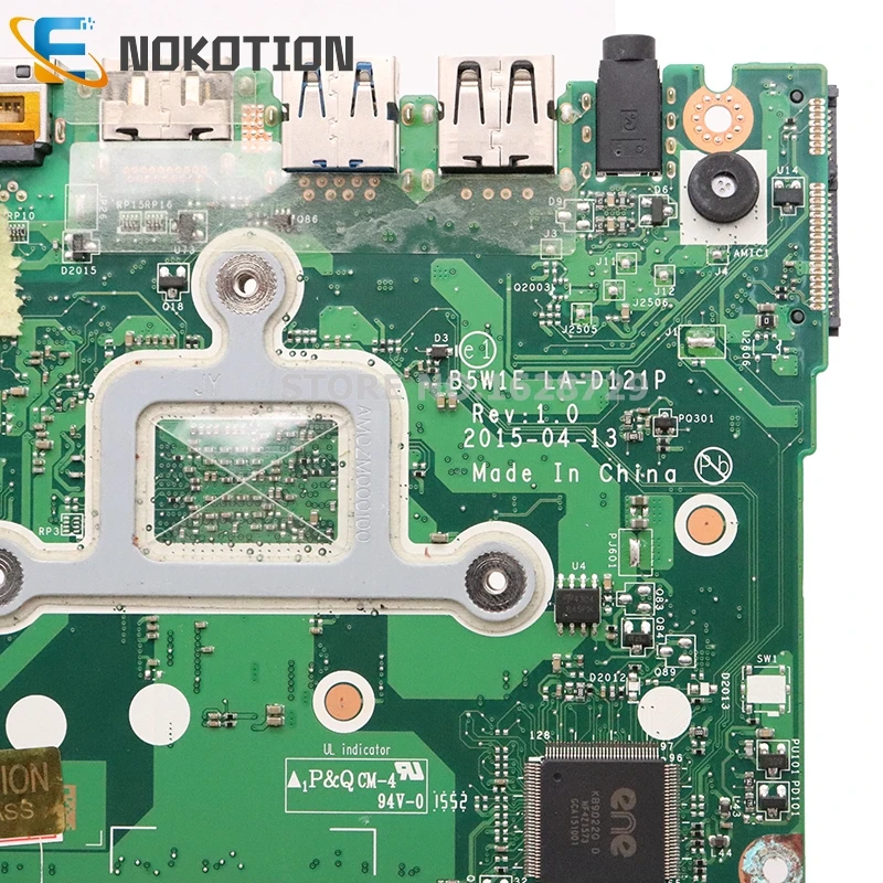 nokotion new nbg2k11002 nb g2k11 002 for acer aspire es1 520 laptop motherboard b5w1e la d121p ddr3 with processor onboard free global shipping