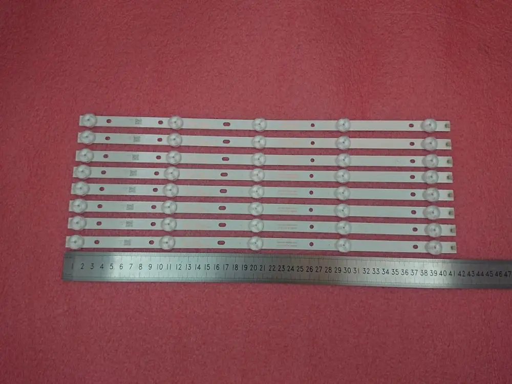 8 шт./лот светодиодная Подсветка полосы для 43PFT4001 43PFT6100S 43PHT4001 43PFF5459 42PUF6052 TH 43C500C K420WD7
