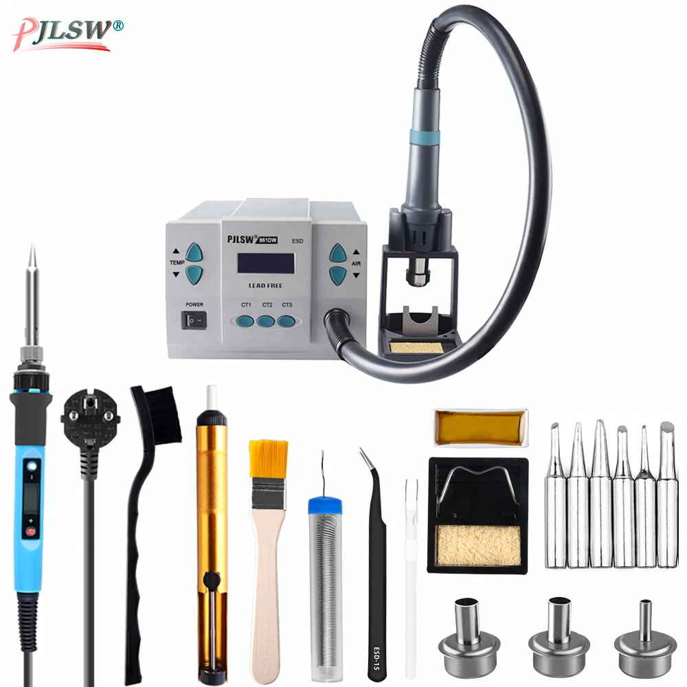 Паяльная станция 861DW бессвинцовая 1000 Вт с чипом PCB|Паяльные станции| |