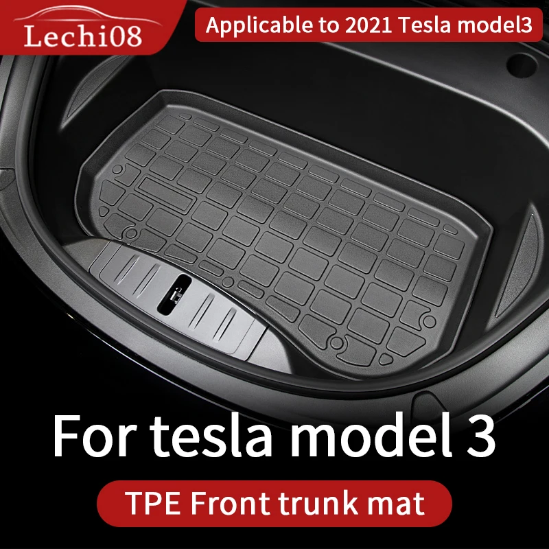 

Передний коврик для Tesla model 3 2021, аксессуары для багажника Tesla 3