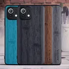 Чехол для Xiaomi mi 11 Lite mi11 Pro Ultra coque funda модный винтажный дизайн легкий бамбуковый деревянный узор чехол из искусственной кожи