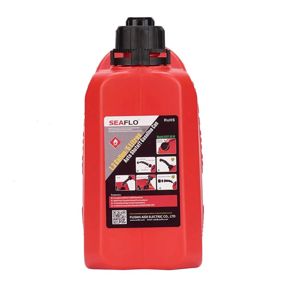 5л топливный бак Джерри может запасной пластиковый бензиновый газовый