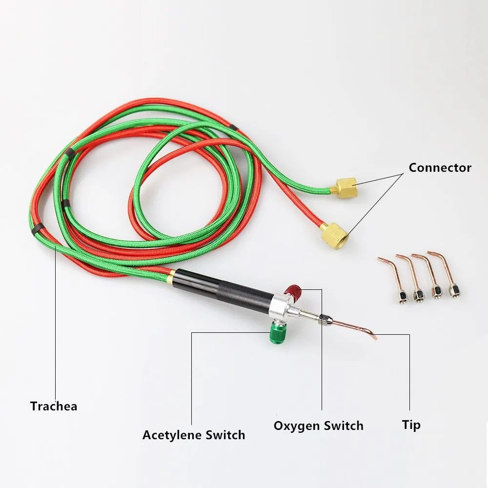 

The Little Torch Portable Acetylene Oxygen Torch Soldering, Mini Gas Welding Torch Equipment Jewelry Making Tools