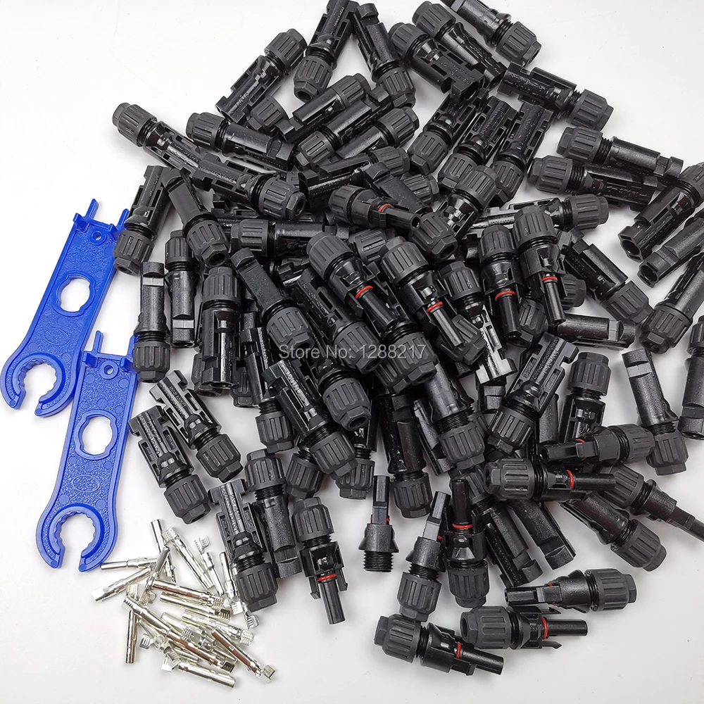 Бесплатная доставка! 40 пар мужские и женские Солнечные Разъемы|Соединители| |