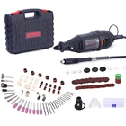 Электрическая дрель GOXAWEE Dremel, шлифовальный станок, мини-дрель для гравировки, вращающийся инструмент, сверлильный станок с аксессуарами для электроинструментов