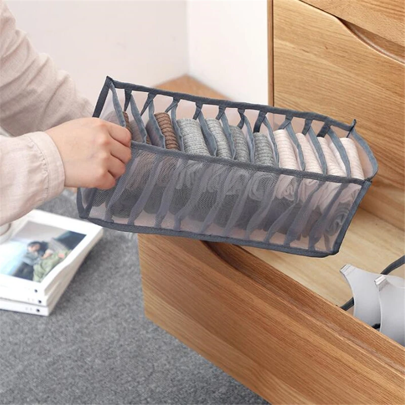 4 шт./комплект складные сетчатые Органайзеры для хранения нижнего