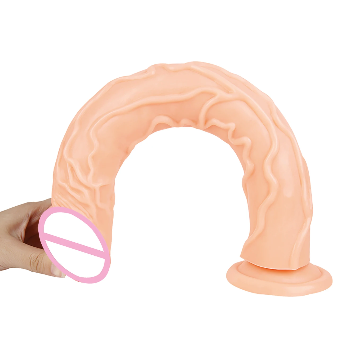 34*5CM Super Long Dildos Realistic Big Penis Soft Large Dick Sex Toys for Women Masturbation Products Huge Phallus Anal Plug - купить по