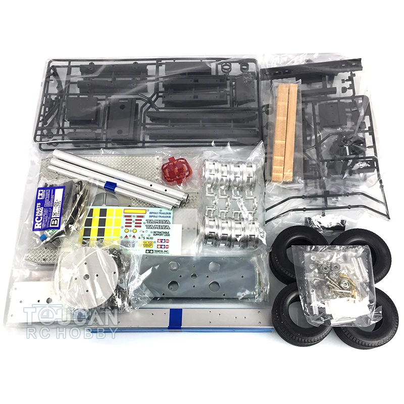 

US Stock Lifting Pole Trailer RC Tractor Truck Cars Model For DIY 1/14 Scale TAMIYA 56310 TH18008-SMT1