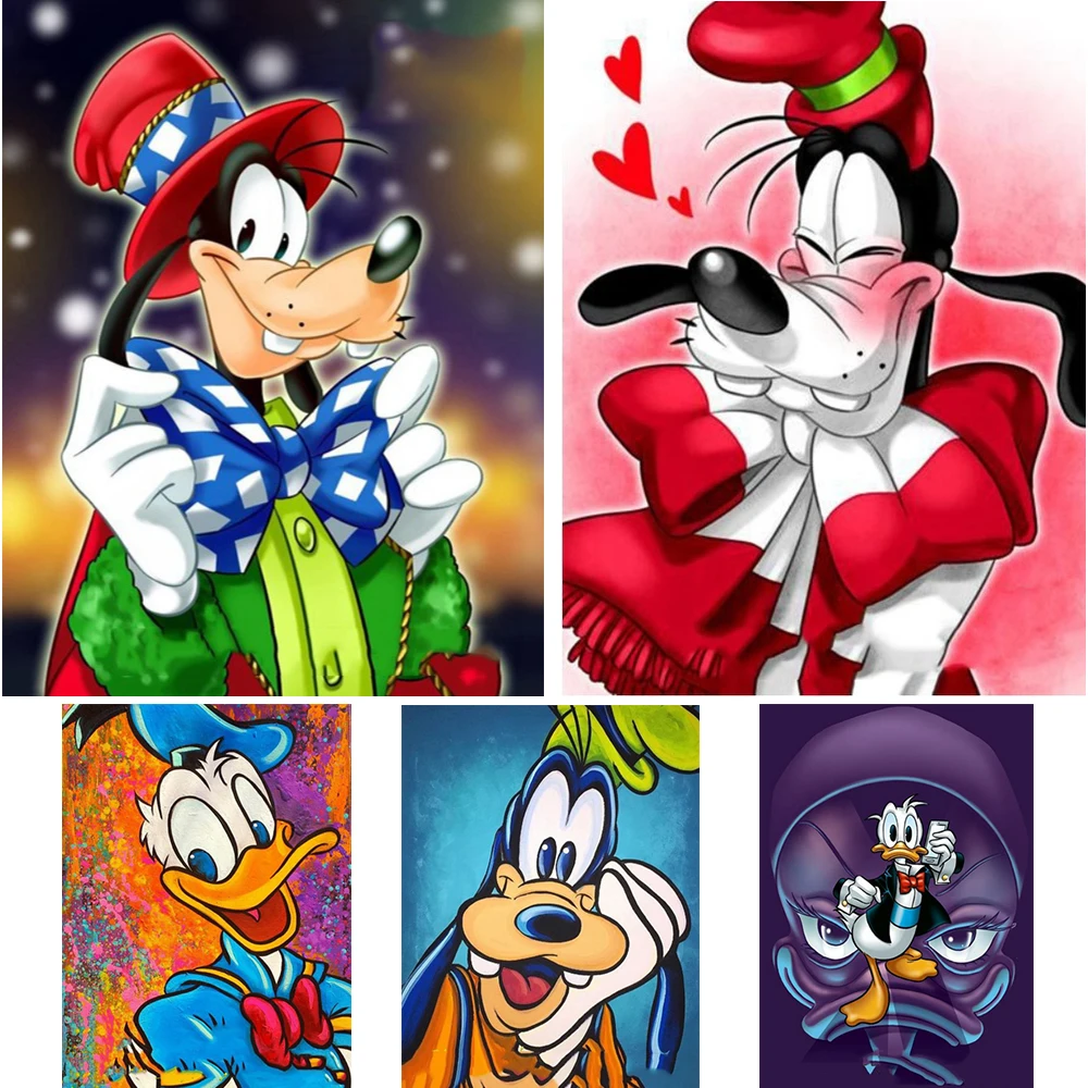 

Disney Donald Duck Diamond Painting 5D DIY Brand New Square/Round Inlaid Rhinestone Mosaic Embroidery Home Decoration