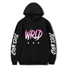 Толстовка Rapper Juice Wrld 999 для мужчин и женщин, свитшоты в стиле хип-хоп, уличная одежда, модная толстовка, популярные пуловеры с капюшоном Juice Wrld, толстовка