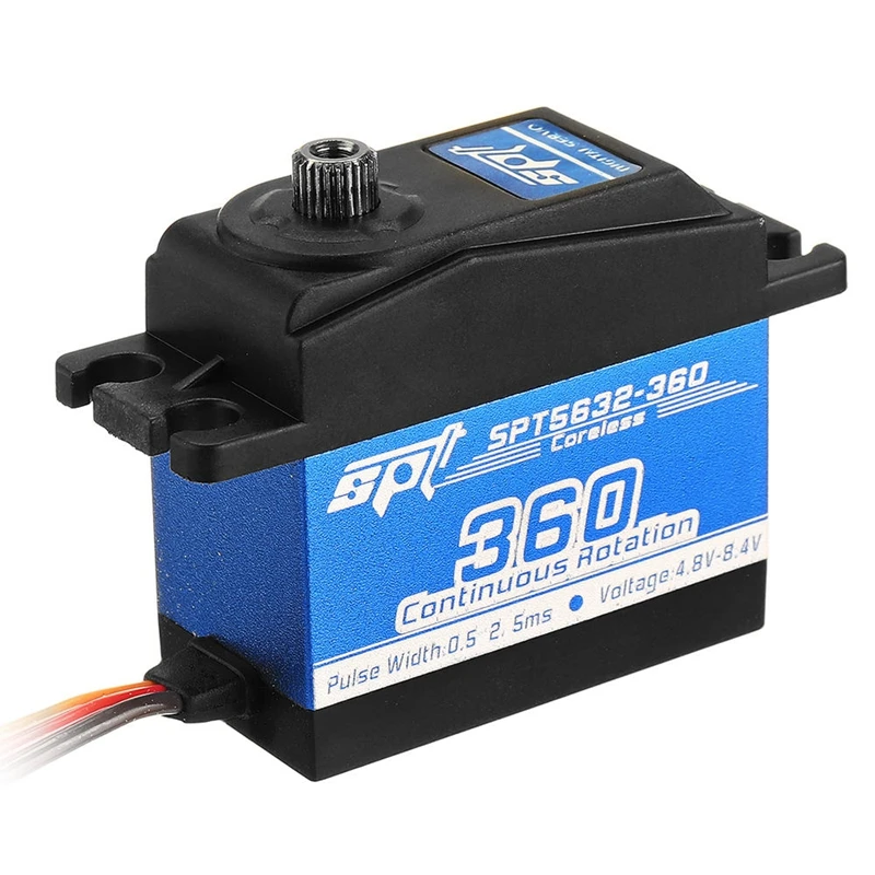 SPT Servo SPT5632-360 Coreless Digital Metal Gear Lager Torque линейное изменение для RC Robot | Электроника