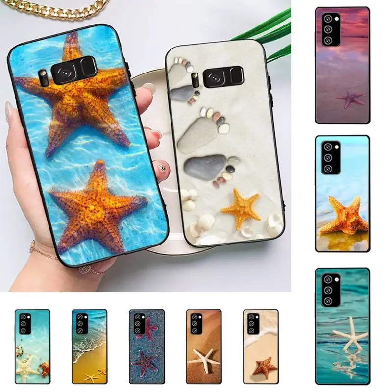 

Beach Shells Starfish Phone Case For Samsung Galaxy Note10Pro Note20ultra for note20 note10lite M30S Back Coque