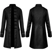 winter male blazer long jacket men winter warm vintage tailcoat jacket overcoat outwear buttons jacket coat parka men plus size