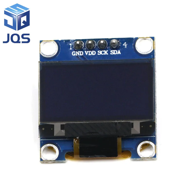 Белого и синего цвета цвет 128X64 O светодиодный ЖК-дисплей Дисплей модуль для Arduino 0