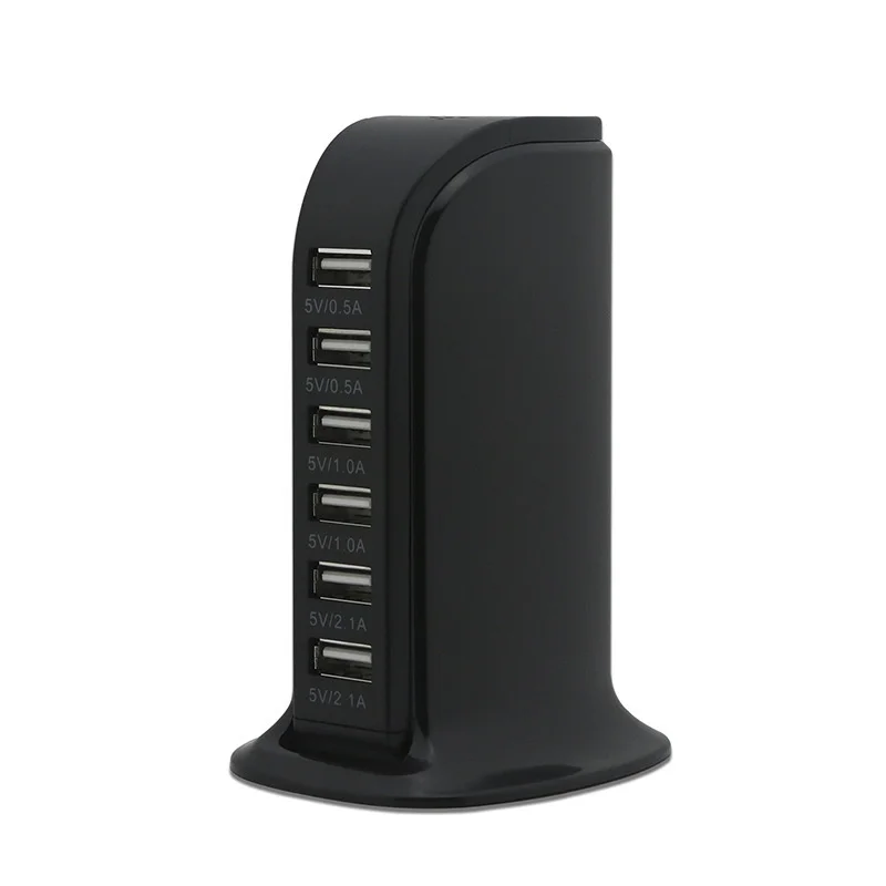 

New Multi-port usb charger 5v4a digital display monitor automatic power-off 5-port charging head suitable for Huawei fast char
