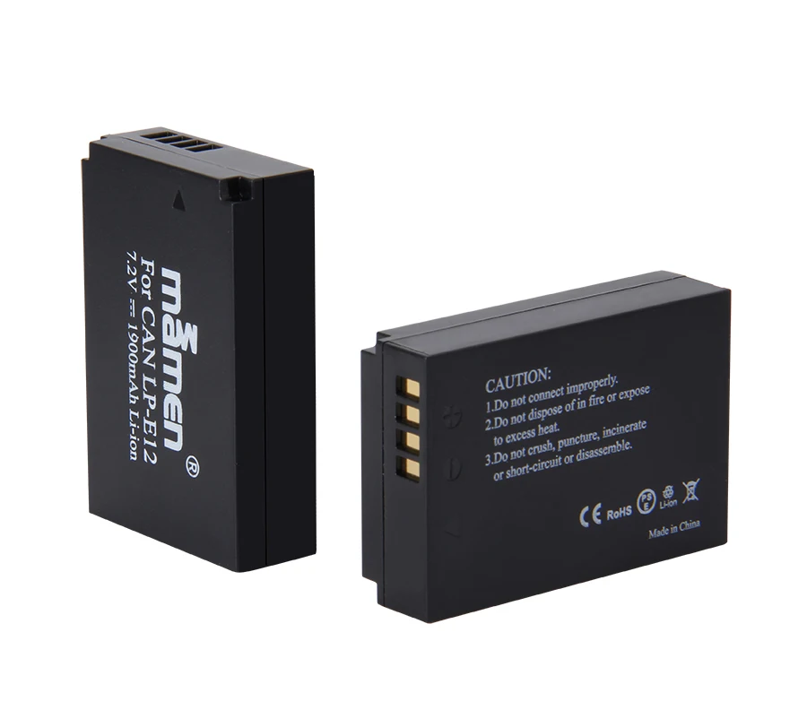 Mamen LP E12 LP-E12 LPE12 Аккумулятор для камеры Canon EOS M2 M10 M50 M100 100D Rebel SL1 Kiss X7 сменный литиевый аккумулятор