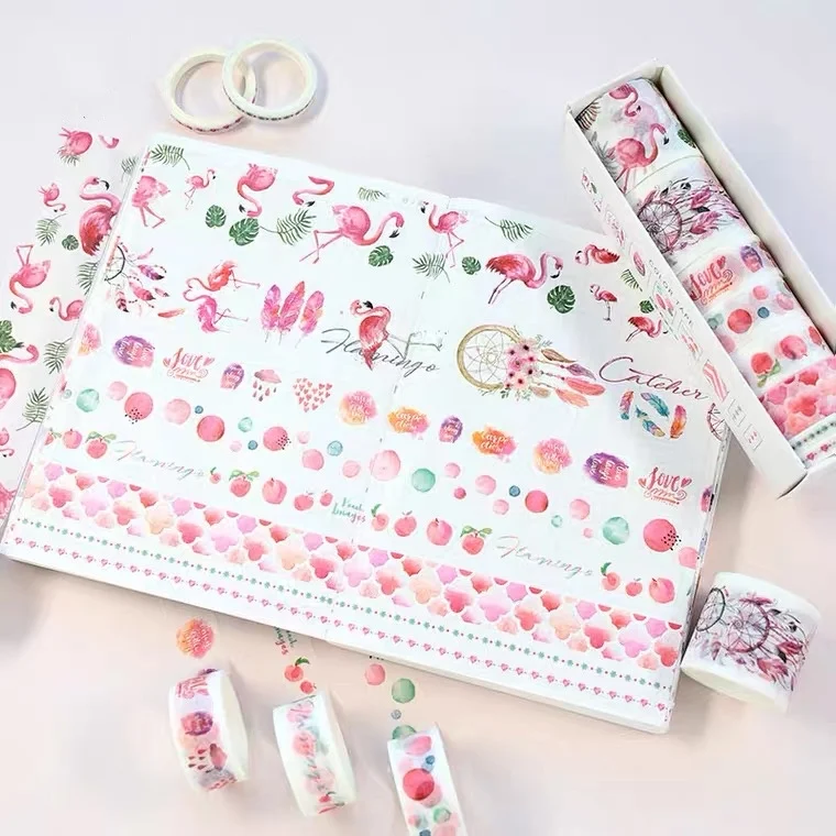 8 рулонов/уп малярный набор декоративного скотча васи DIY клей Скрапбукинг Стикеры