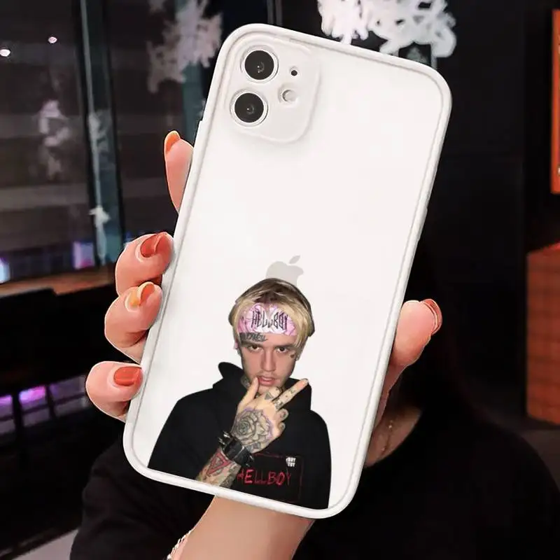 

American Lil Peep rapper singer Phone Case matte transparent For iphone 7 8 11 12 plus mini x xs xr pro max cover