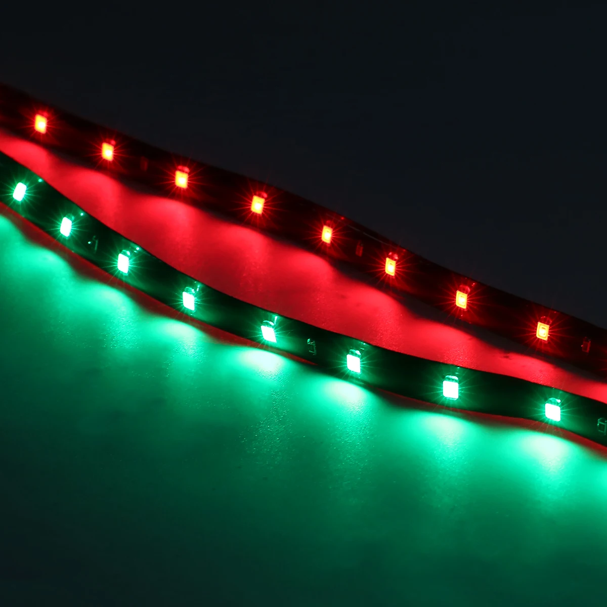 Высокое качество 2 шт. 12 светодиодный Авто навигационные полосы лампы красного и