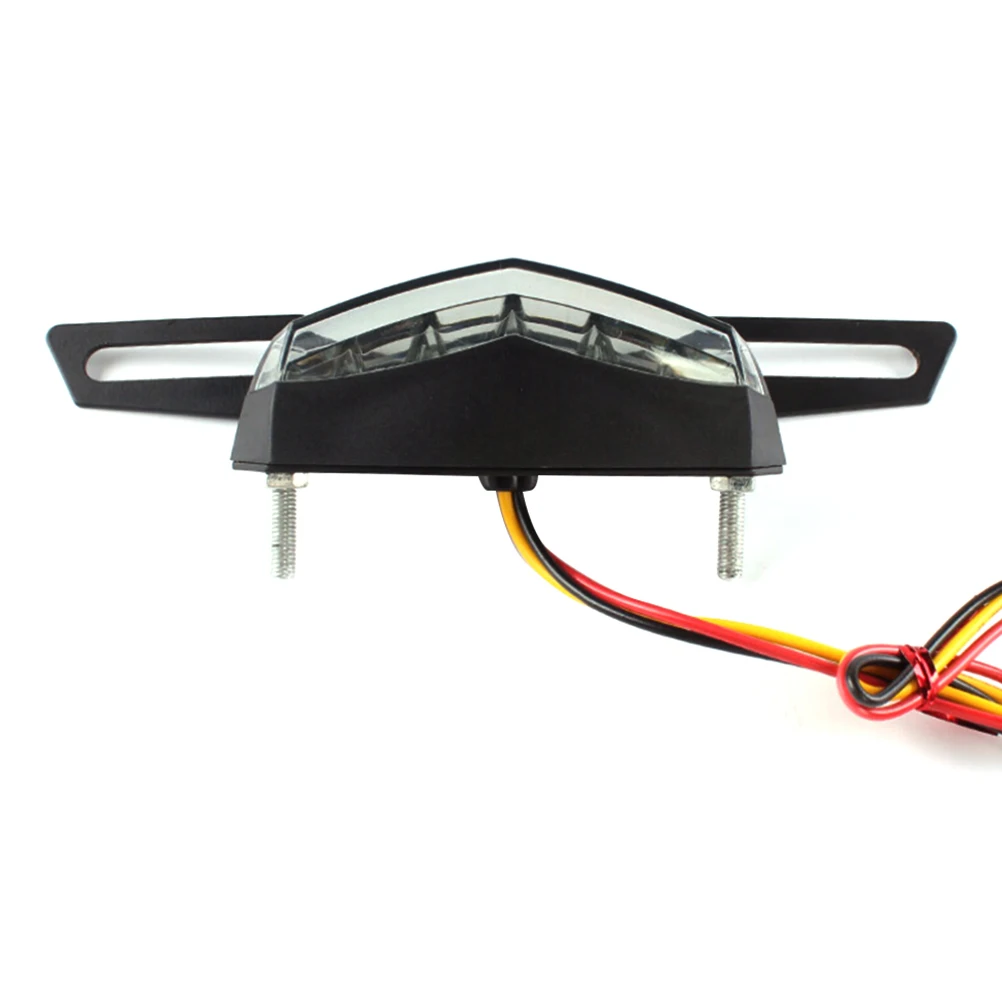 Регулируемый складной держатель номерного знака мотоцикла задний фонарь