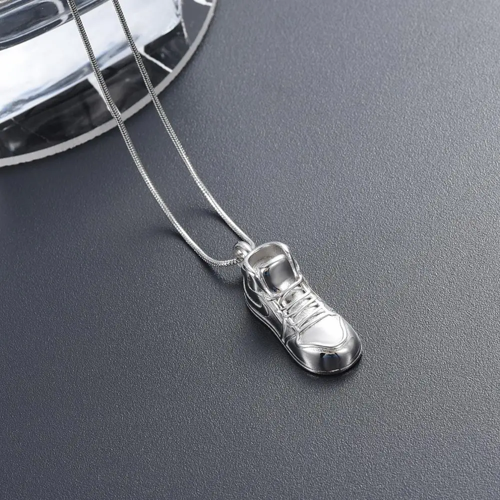 Кремационные украшения для золы подвеска в форме обуви колье из нержавеющей