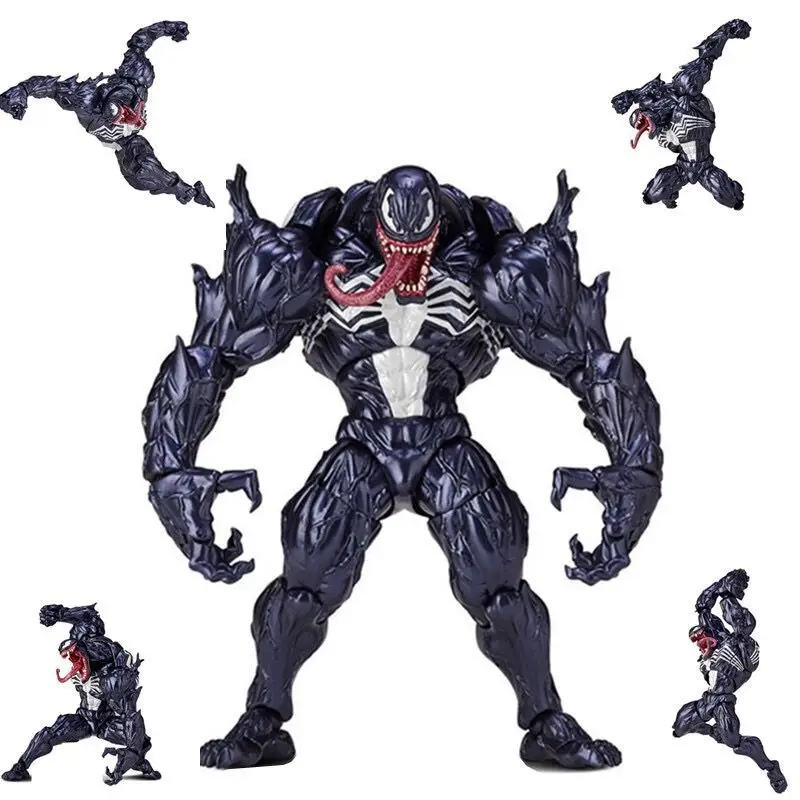 

Marvel Movie Character Yamaguchi AMAZING Extraordinary Spider-Man Red Poison Carnage Venom PVC Movable Model Toy