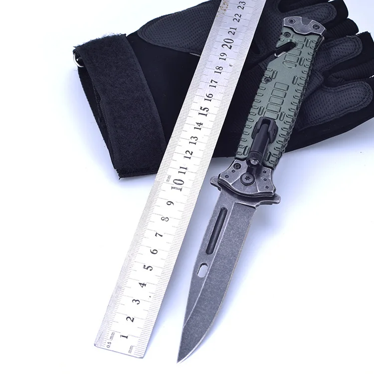 

Handmade creative folding knife multifunctional CNC outdoor camping mini portable tactical knife utility knife
