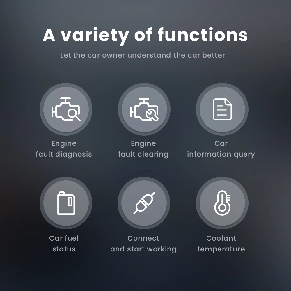 Диагностический сканер OBD2 мини-тестер OBDII V2.1 V1.5 ELM327 Bluetooth для Android/Windows/Symbian - купить
