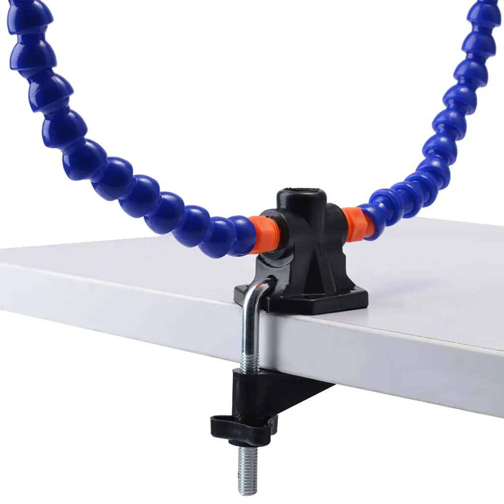 

Welding Stand Work Repair Desk Clamp Tools Set Flexible Arms 2 Helping Hands