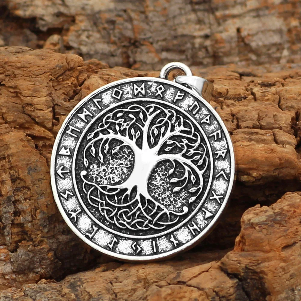 Ожерелье с кулоном norse Yggdrasill амулет викинга rune tree of life | Украшения и аксессуары