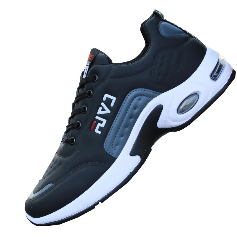 

2021 new fashion men's shoes men's air cushion sneakers low-top lace-up warm leather casual shoes lace-up running shoes