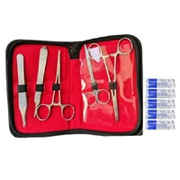 suture training kit skin operate suture practice model training pad needle scissors tool kit