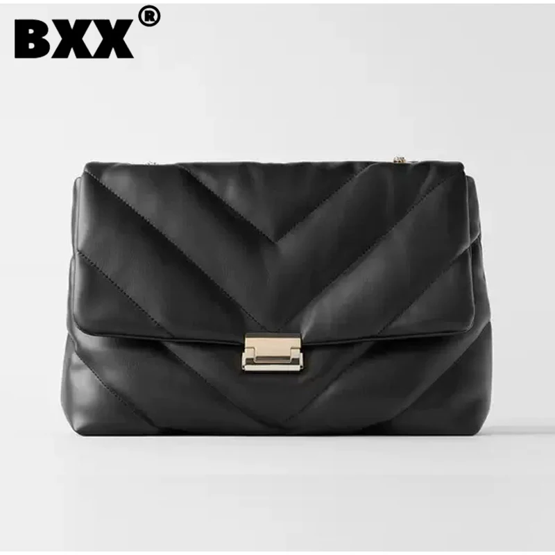 

[BXX] Женская Новая брендовая элегантная качественная сумка из искусственной кожи, универсальная сумка через плечо, модная Осенняя 2021 GF0377