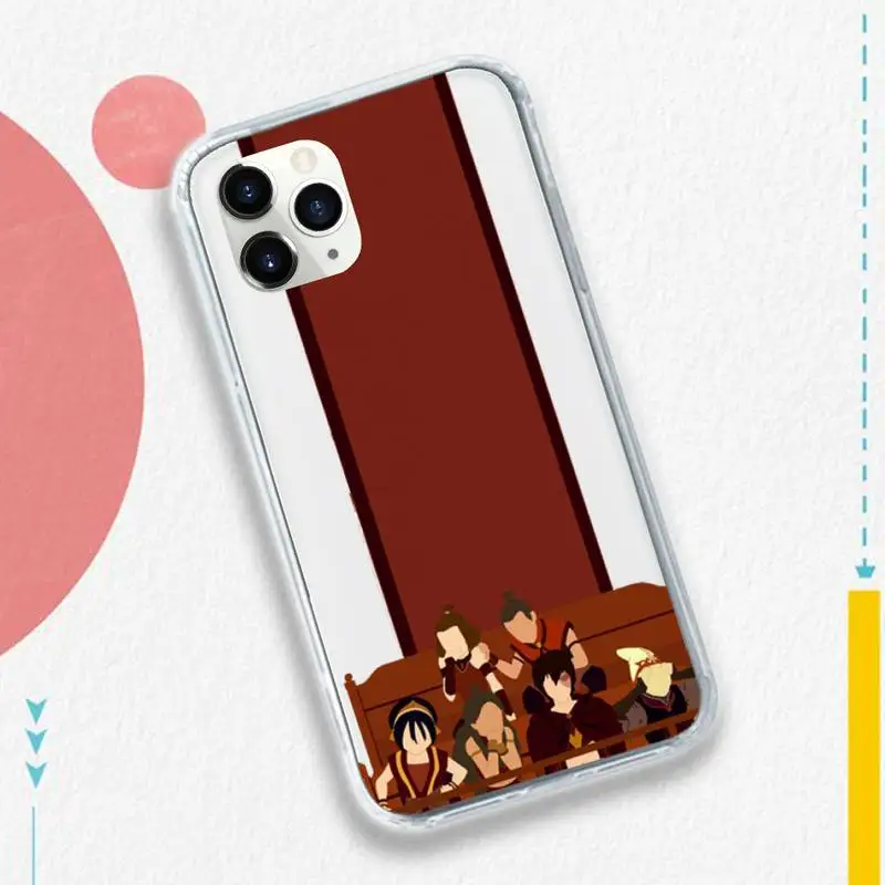 

Avatar the Last Airbender anime Phone Case Transparent soft For iphone 5 5s 5c se 6 6s 7 8 11 12 plus mini x xs xr pro max