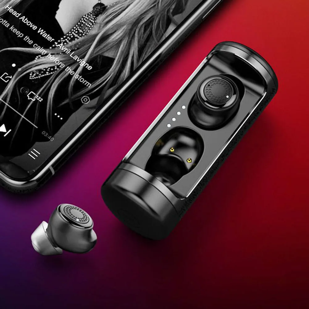 OVEVO спортивные водонепроницаемые TWS Bluetooth 5,0 наушники-вкладыши шумоподавление музыкальный наушник с зарядным устройством удобно носить