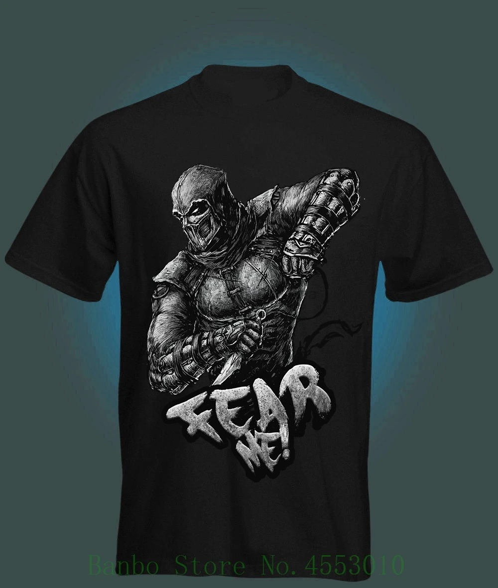 

Mortal Noob Saibot T Shirt New! Hip Hop Novelty T Shirts Men Brand Clothing