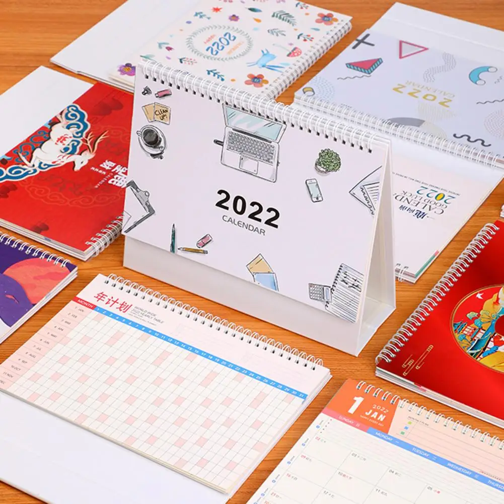 Многофункциональные практичные настольные украшения для офиса 2022 календарь
