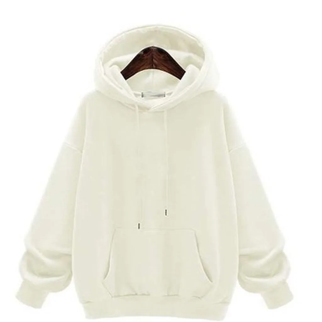 Autumn Sweatshirts Of Women Pink Long Sleeve Hoodie Pullovers Basic Hoodies Burgundy Plain Tops Moletom Feminino Sweatshirt