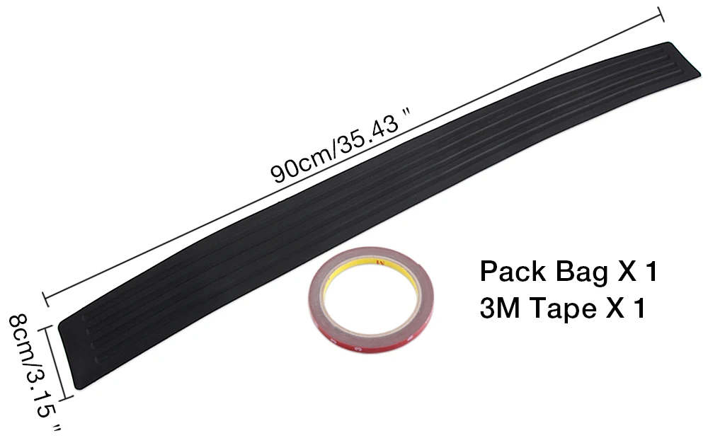 Car trunk bumper trim rear guard plate modified protective strip For Volkswagen vw POLO Tiguan Passat Golf EOS Scirocco Jetta | Автомобили