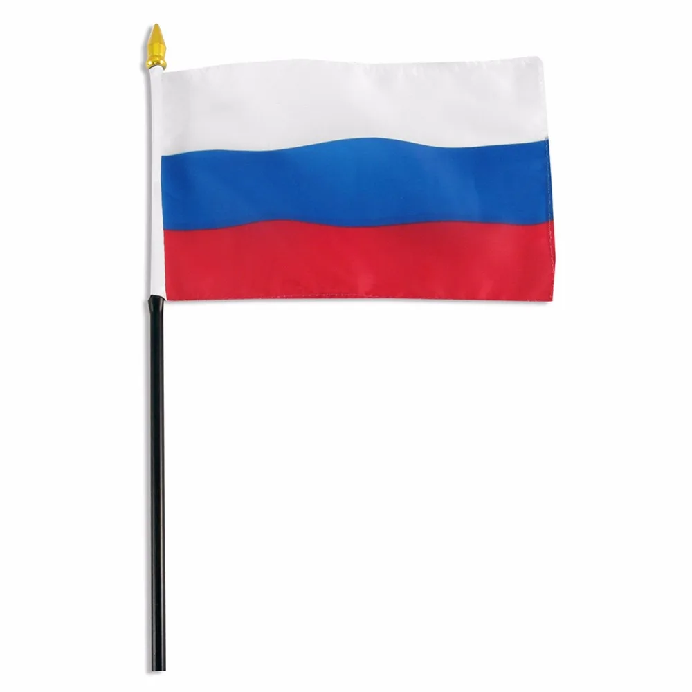 Мини-флаг России круглый Национальный государственный флаг, вечерние украшения для парадов, международный фестиваль