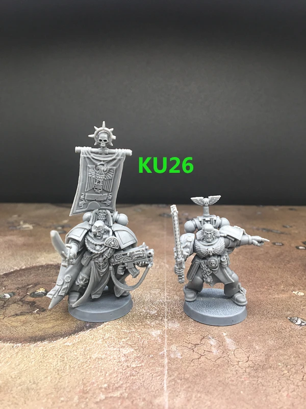 KU26 captain GB Смола Модель штурма на черном пляже - Цвет: KU26 captain