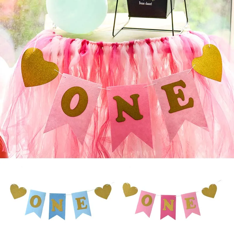 2019 новые оригинальные красивые детские синие розовые фетровые гирлянды тканевые