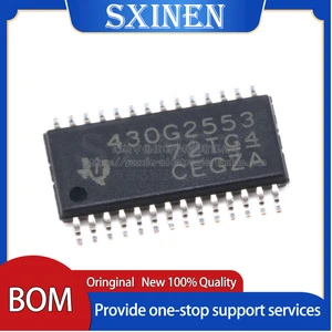 10PCS , SMD MSP430G2553IPW28 TSSOP-28 16-bit Microcontroller MCU